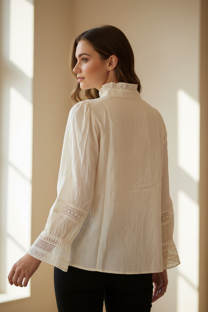 Blouse achterkant model