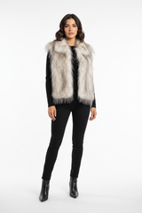 Faux Fur Gilet voorkant