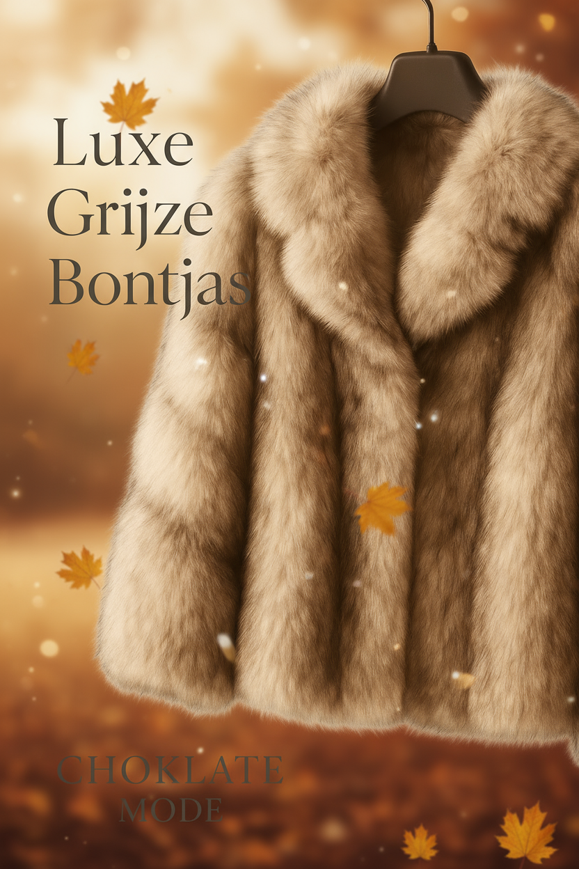 Herfst Achtergrond met Bontjas