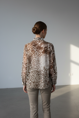 Lenteblouse Leopard