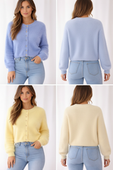Fluffy Pastel Cardigan