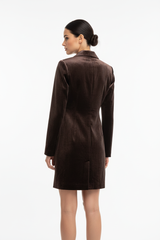 Model met blazer - achterkant