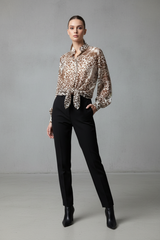 Lenteblouse Leopard