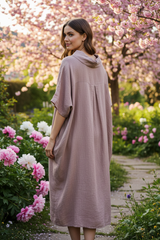 Linnen Jurk Taupe | One Size