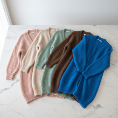 Oversized Mohair Cardigan