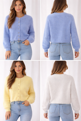 Fluffy Pastel Cardigan