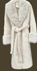 (Kopie) (Kopie) Luxe Fluffy Jas met Ceintuur - Maat 38/42