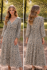 Leopard Print Maxi Dress