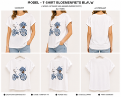 T-Shirt Bloemenfiets Roze