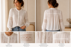 Witte Kant Blouse