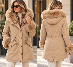 Luxe Parka met Bontdetails