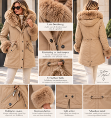 Luxe Parka met Bontdetails